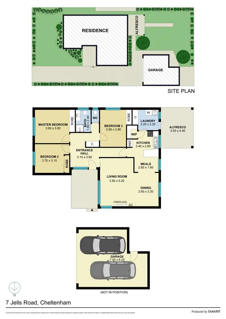 Floorplan of Homely house listing, 7 Jells Road, Cheltenham VIC 3192