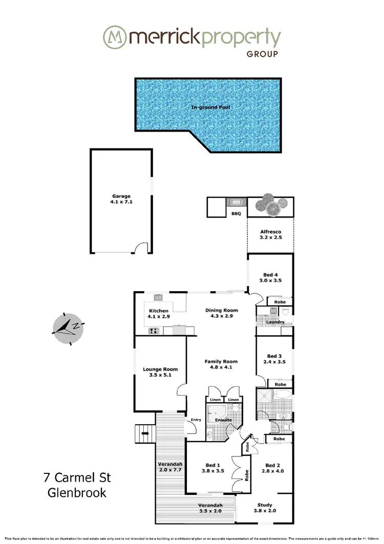 Floorplan of Homely house listing, 7 Carmel Street, Glenbrook NSW 2773