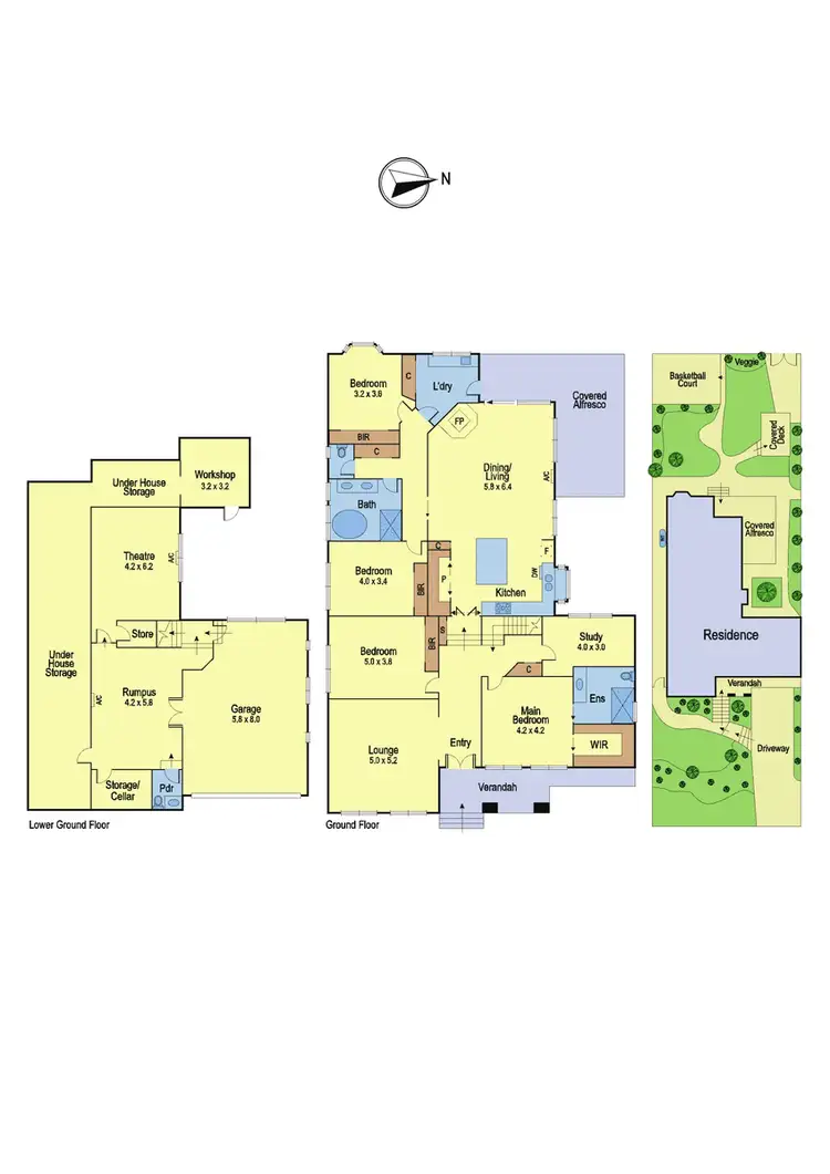 Floorplan of Homely house listing, 6 Symon Crescent, Greensborough VIC 3088
