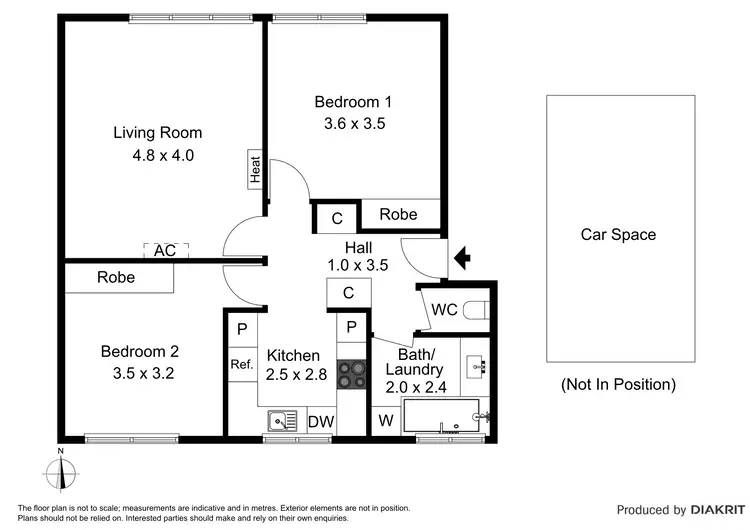 Floorplan of Homely apartment listing, 3/17 Rockley Road, South Yarra VIC 3141