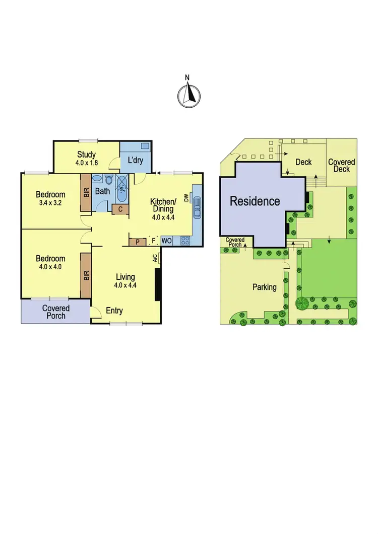 Floorplan of Homely unit listing, 1/184 Grimshaw Street, Greensborough VIC 3088