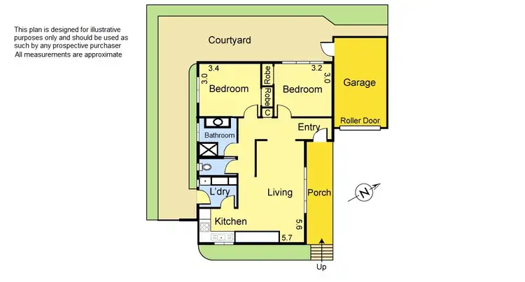 Floorplan of Homely unit listing, 3/131 Henry Street, Greensborough VIC 3088
