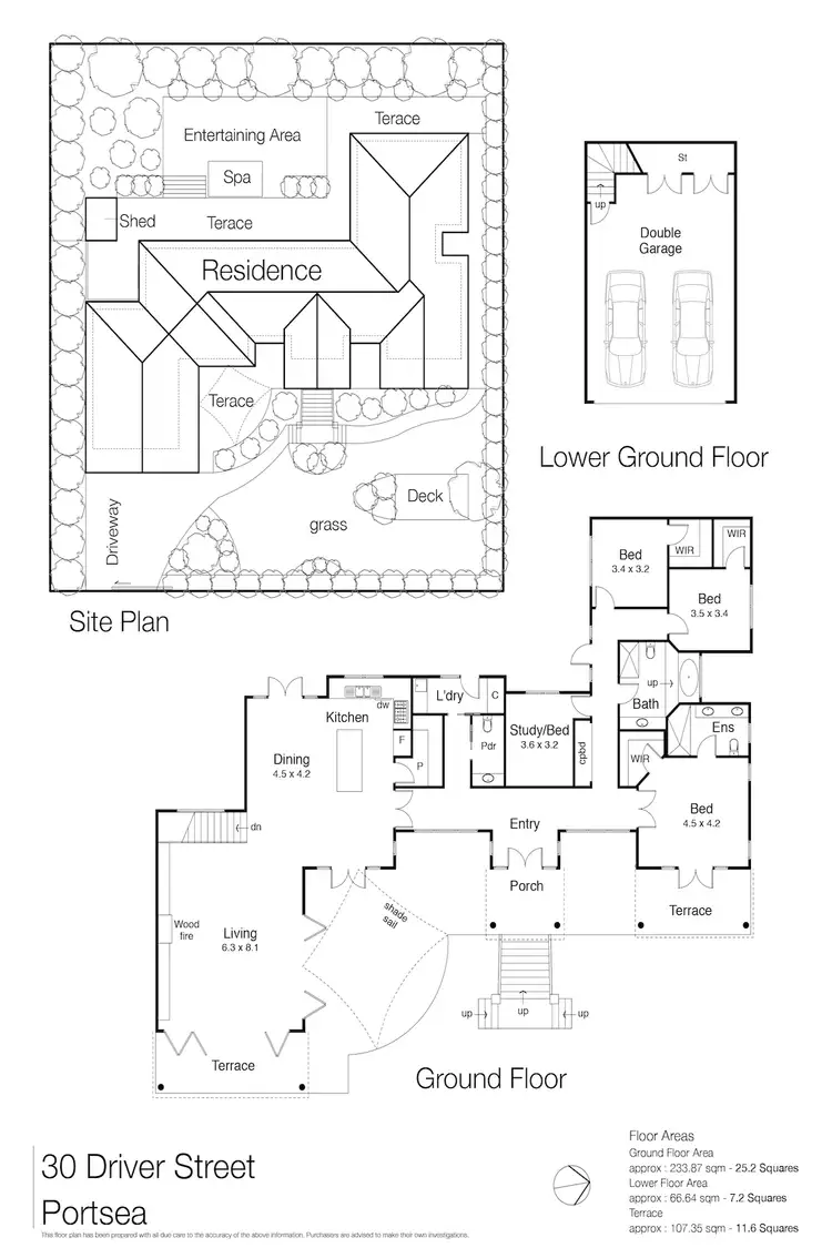 Floorplan of Homely house listing, 30 Driver Street, Portsea VIC 3944
