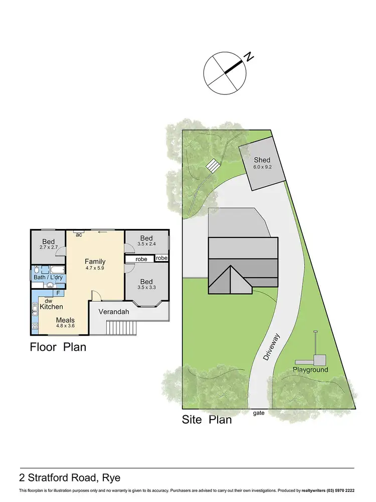 Floorplan of Homely house listing, 2 Stratford Road, Rye VIC 3941