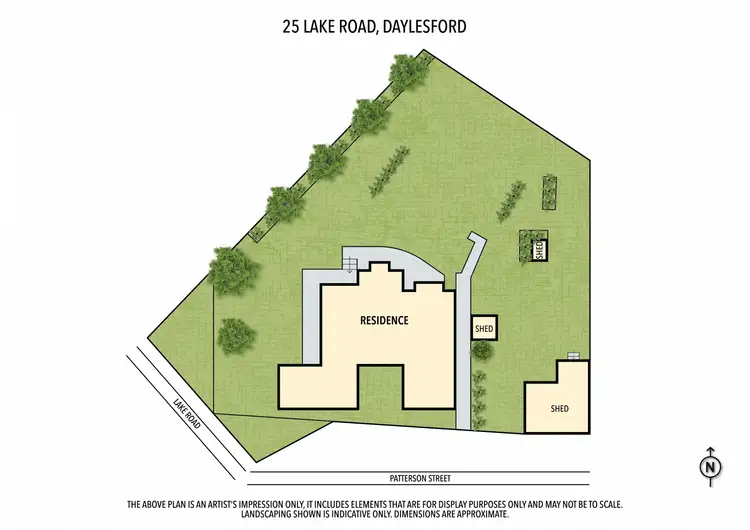Floorplan of Homely house listing, 25 Lake Road, Daylesford VIC 3460