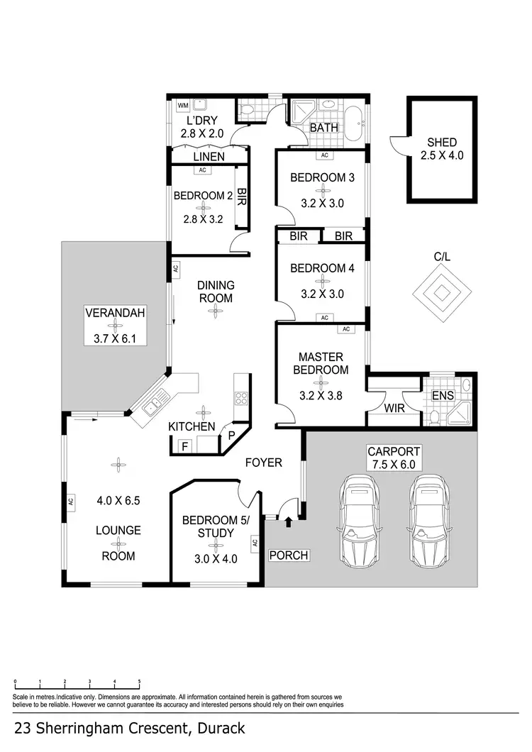 Floorplan of Homely house listing, 23 Sherringham Crescent, Durack NT 830