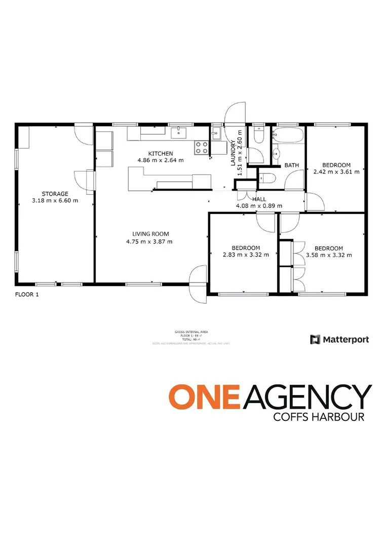 Floorplan of Homely house listing, 18 Long Street, Coffs Harbour NSW 2450