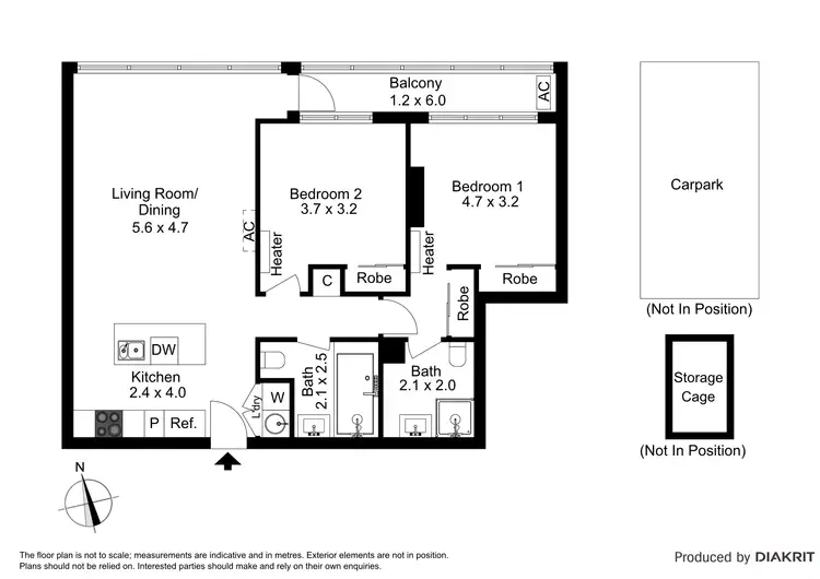 Floorplan of Homely apartment listing, 502/200 Toorak Road, South Yarra VIC 3141