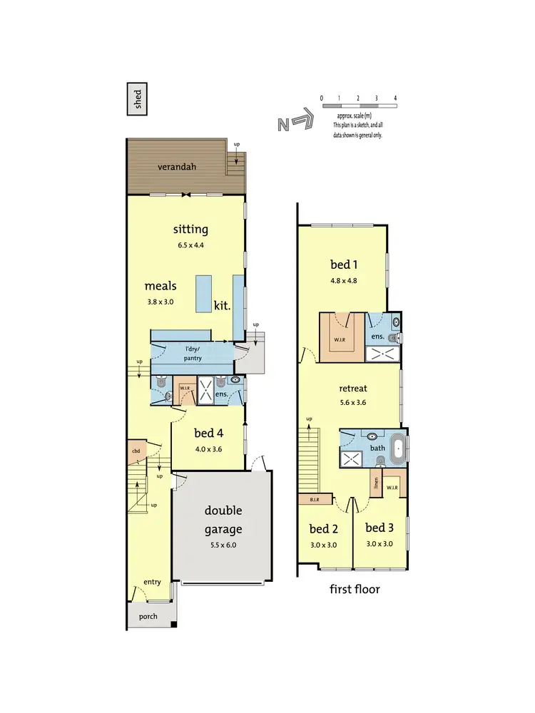 Floorplan of Homely townhouse listing, 7a Octantis Street, Doncaster East VIC 3109