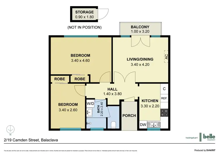 Floorplan of Homely apartment listing, 2/19 Camden Street, Balaclava VIC 3183