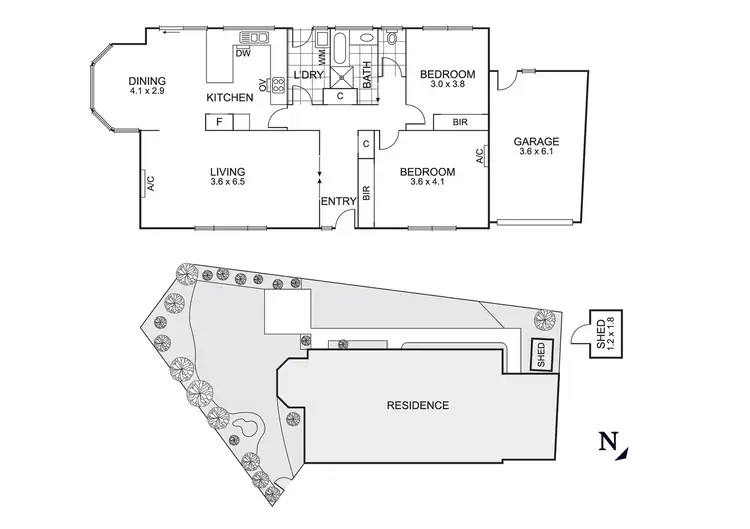 Floorplan of Homely unit listing, 3/8-10 Golfwood Close, Dingley Village VIC 3172