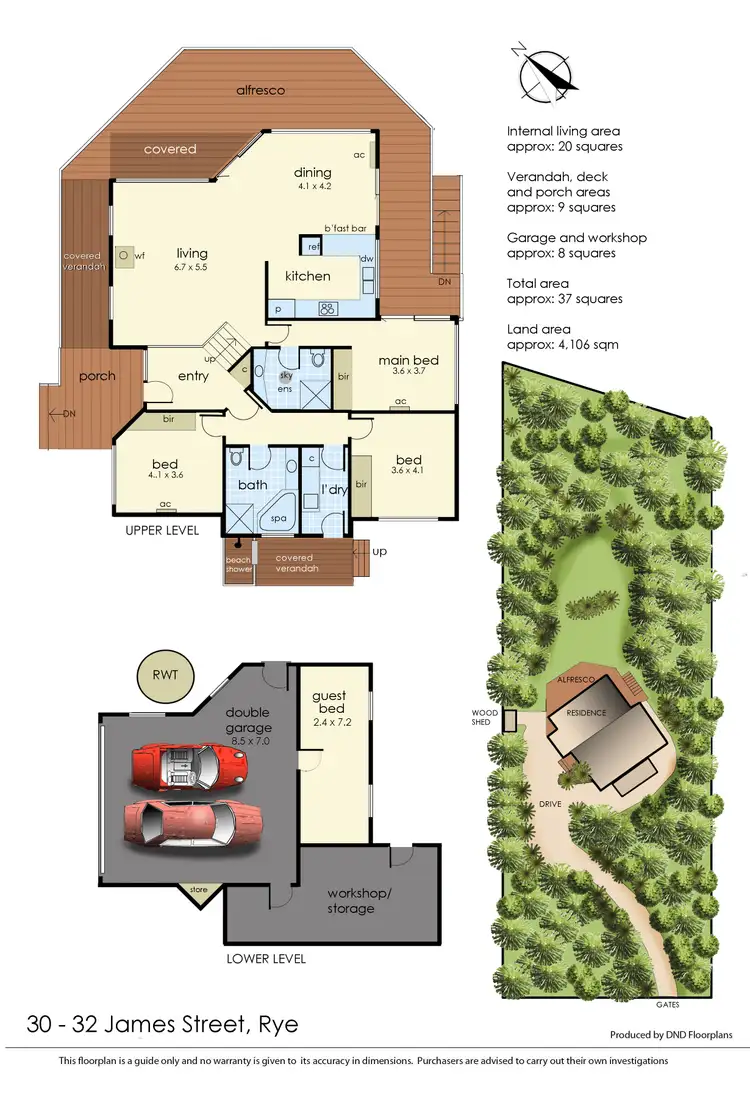 Floorplan of Homely house listing, 30-32 James Street, Rye VIC 3941