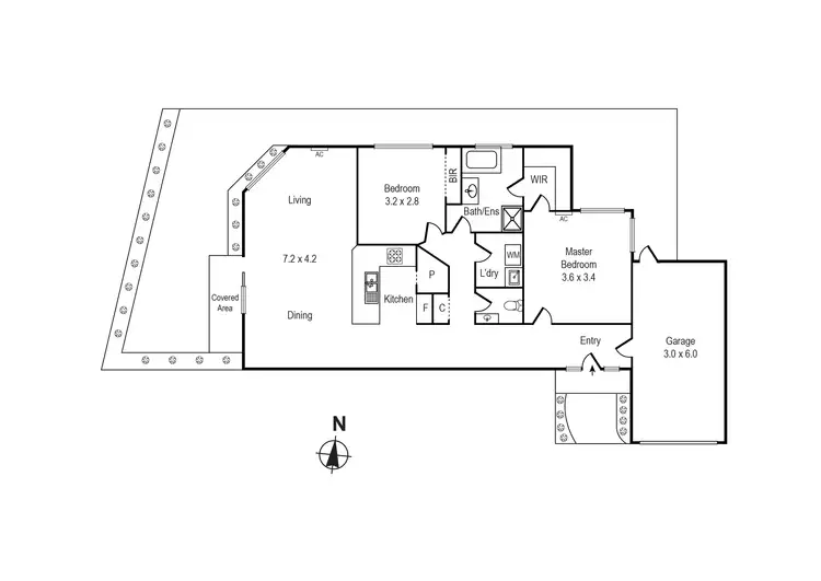Floorplan of Homely villa listing, 2/4 Belle Crescent, Mordialloc VIC 3195
