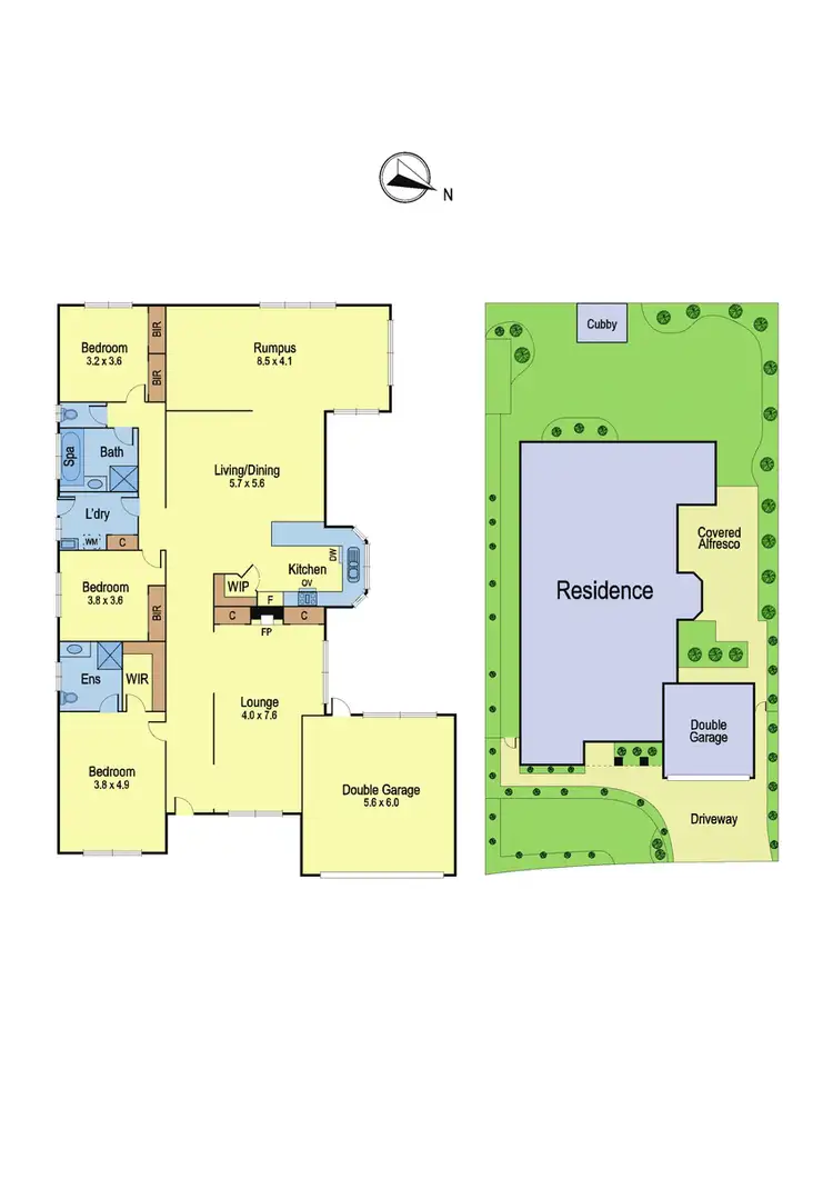Floorplan of Homely house listing, 9 Clarendon Views, Doreen VIC 3754