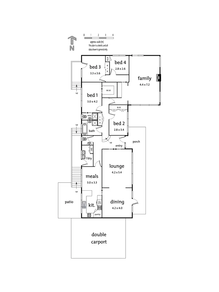 Floorplan of Homely house listing, 2 Craig Court, Heathmont VIC 3135