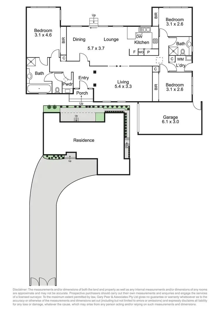 Floorplan of Homely house listing, 391B Glen Eira Road, Caulfield North VIC 3161