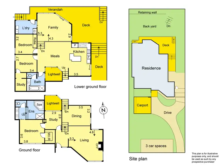 Floorplan of Homely house listing, 49 Cairns Street, Greensborough VIC 3088