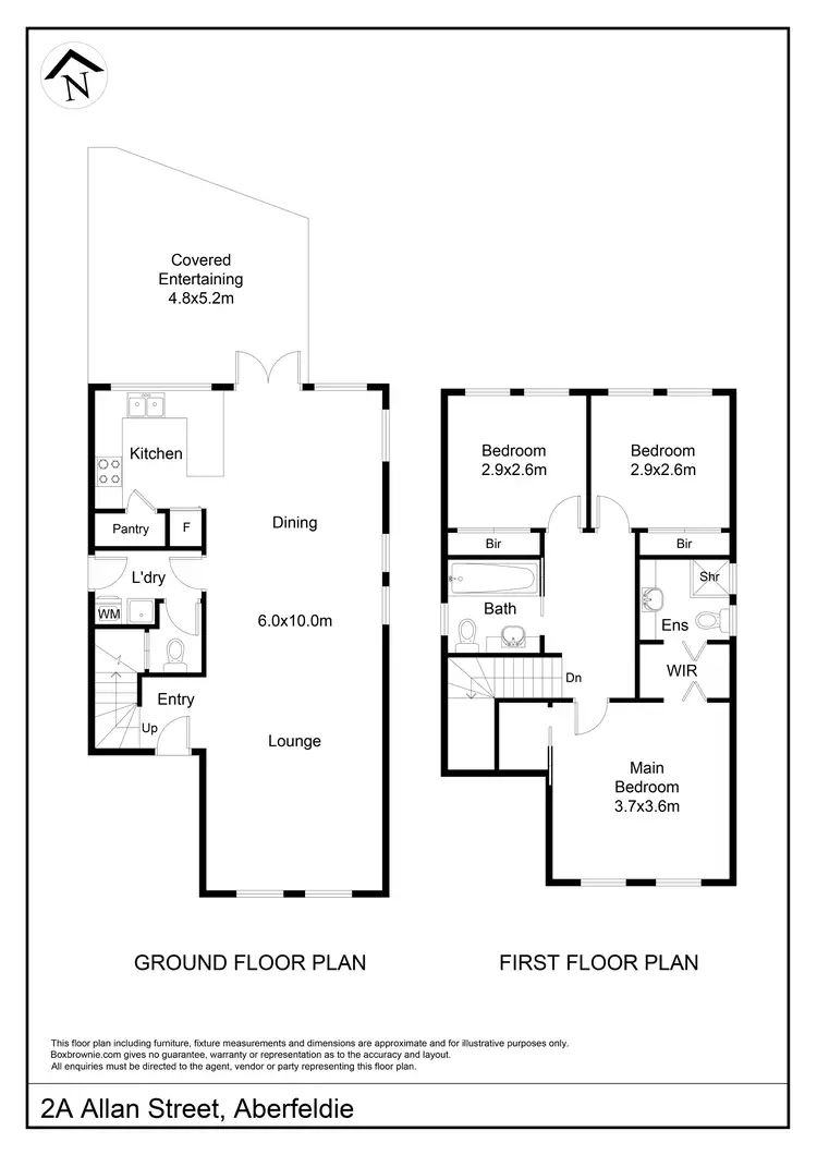 Floorplan of Homely house listing, 2A Allan Street, Aberfeldie VIC 3040