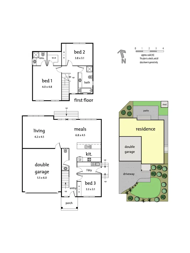 Floorplan of Homely townhouse listing, 1/12 Grogan Court, Bayswater VIC 3153