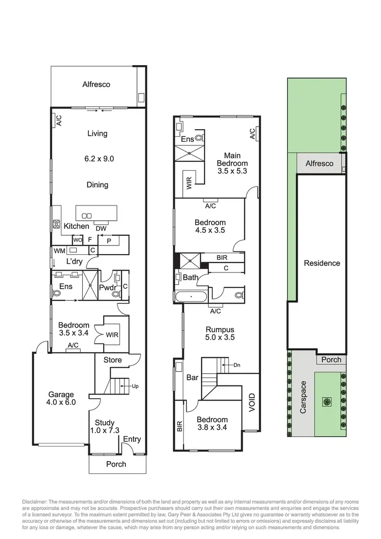 Floorplan of Homely townhouse listing, 7a Abbin Avenue, Bentleigh East VIC 3165