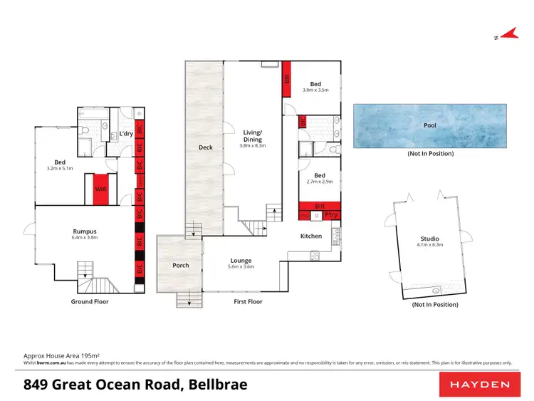 Floorplan of Homely house listing, 849 Great Ocean Road, Bellbrae VIC 3228