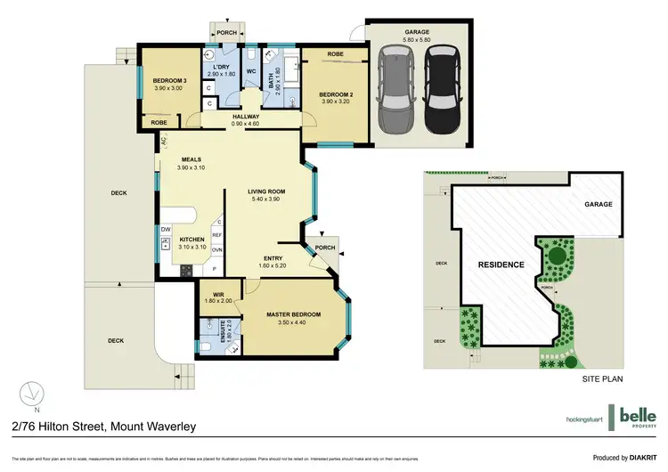 Floorplan of Homely unit listing, 2/76 Hilton Street, Mount Waverley VIC 3149