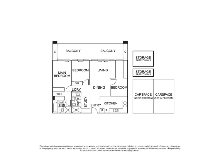 Floorplan of Homely apartment listing, 402/9 Red Hill Terrace, Doncaster East VIC 3109