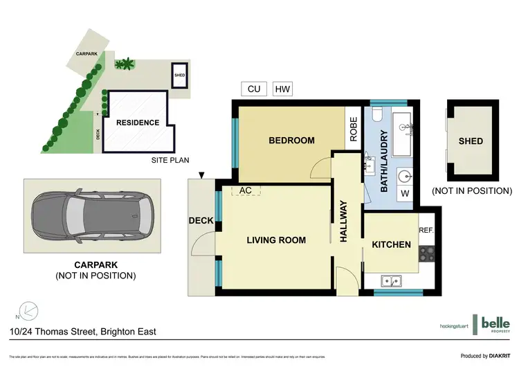 Floorplan of Homely villa listing, 10/24 Thomas Street, Brighton East VIC 3187