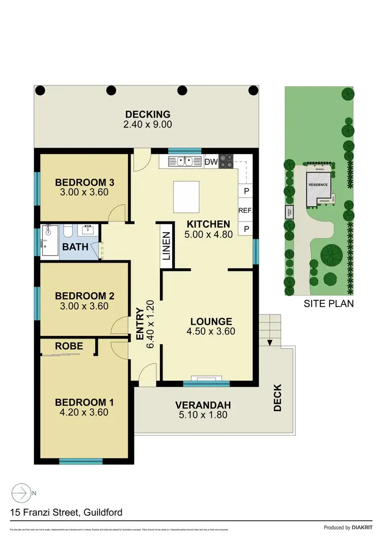 Floorplan of Homely house listing, 15 Franzi Street, Guildford VIC 3451