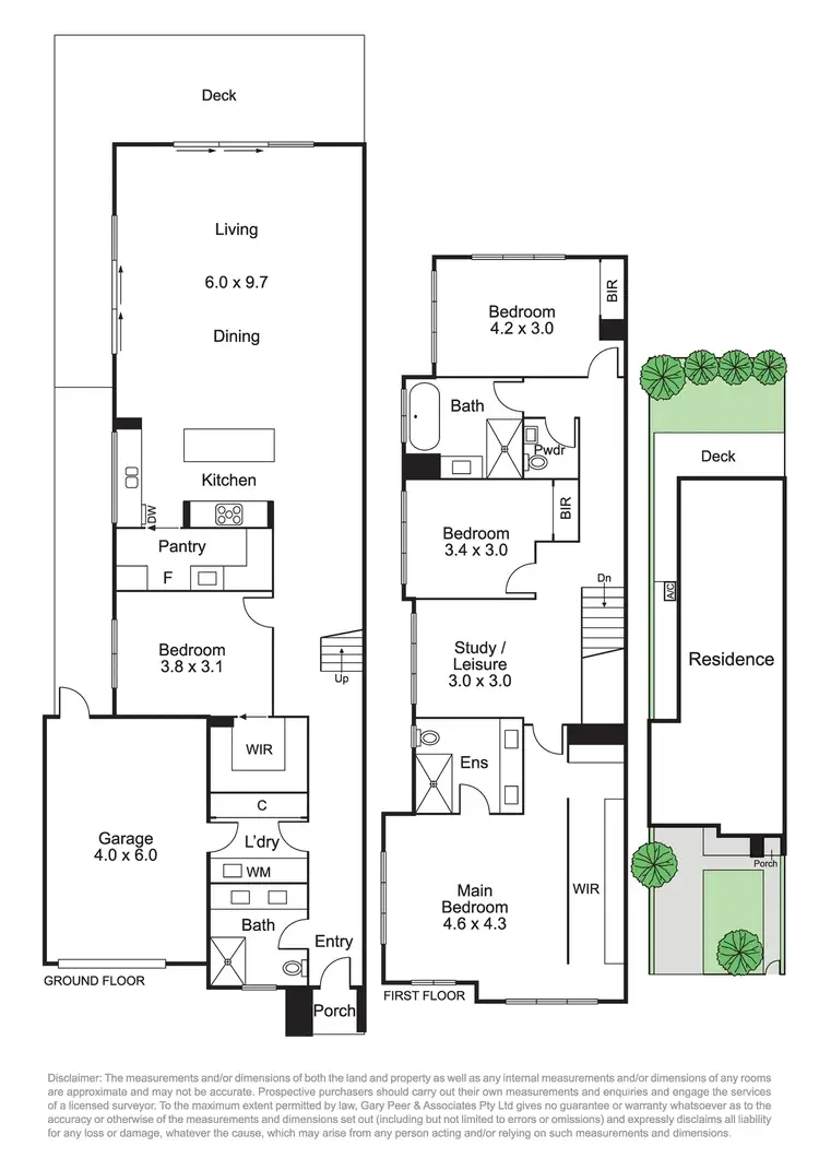 Floorplan of Homely townhouse listing, 9a Margaretta Avenue, Murrumbeena VIC 3163