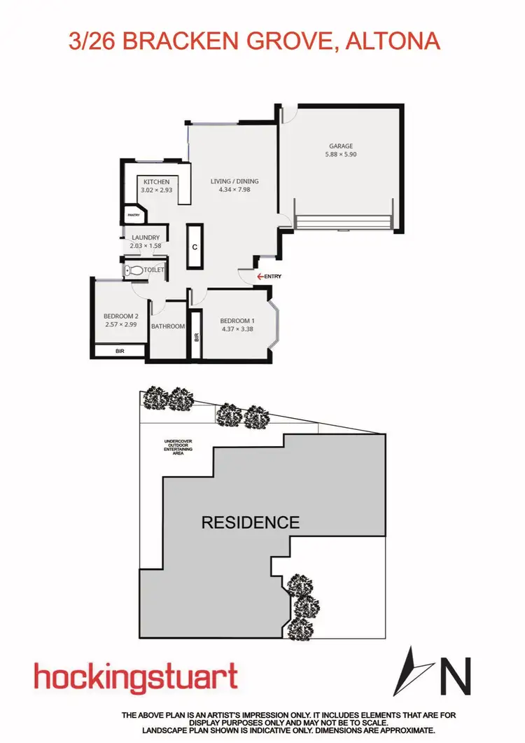 Floorplan of Homely unit listing, 3/26 Bracken Grove, Altona VIC 3018