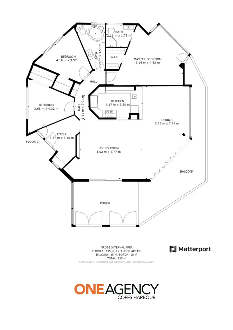 Floorplan of Homely house listing, 25 Aubrey Crescent, Coffs Harbour NSW 2450