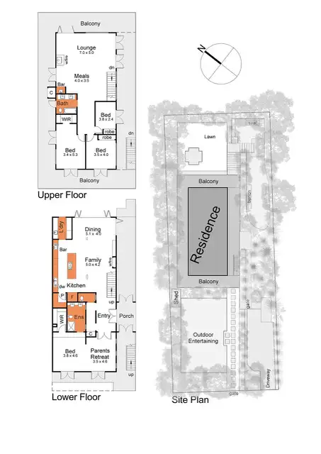 Floorplan of Homely house listing, 18 Kerferd Avenue, Sorrento VIC 3943