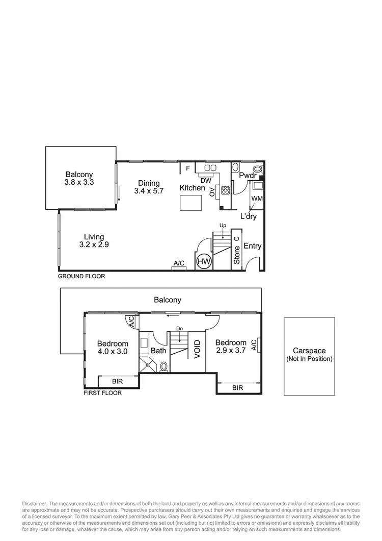 Floorplan of Homely apartment listing, 5/619 Centre Road, Bentleigh East VIC 3165