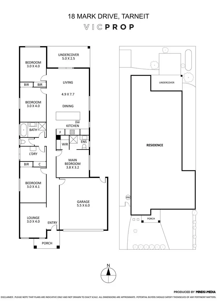 Floorplan of Homely house listing, 18 Mark Drive, Tarneit VIC 3029