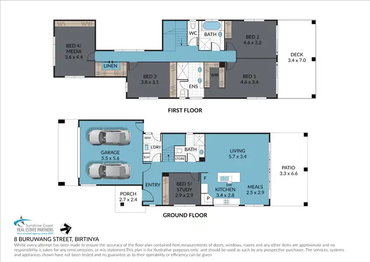 Floorplan of Homely house listing, 8 Buruwang Street, Birtinya QLD 4575