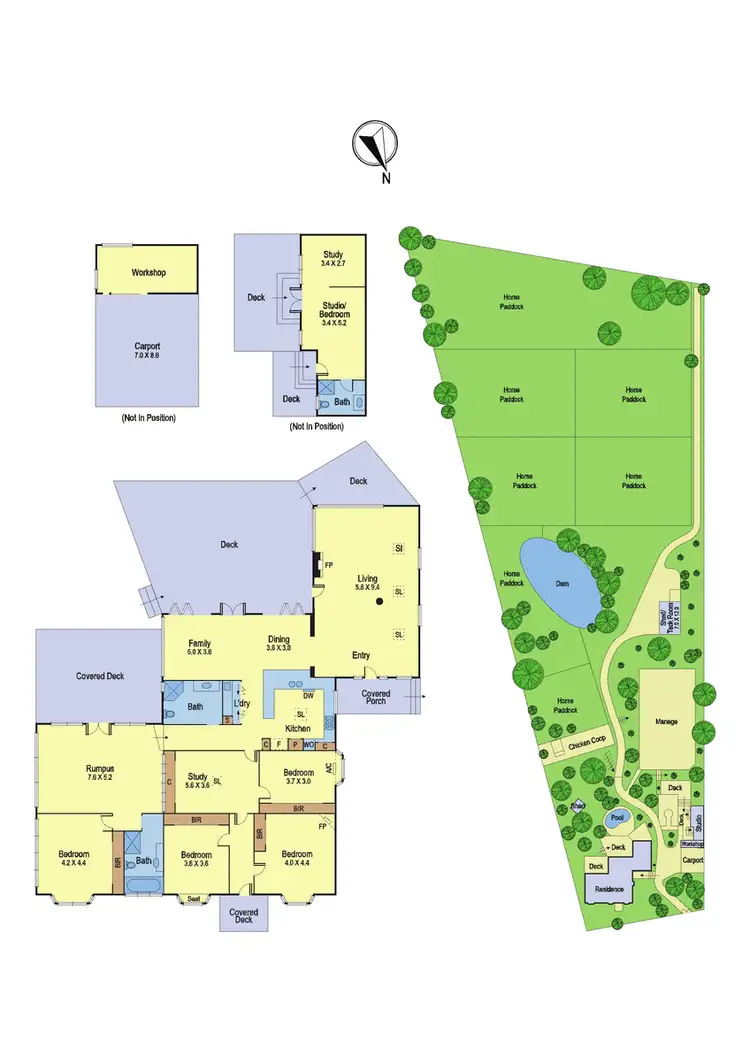 Floorplan of Homely house listing, 335 Long Gully Road, Panton Hill VIC 3759