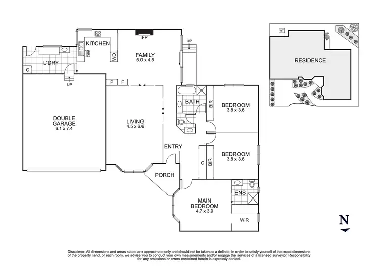 Floorplan of Homely unit listing, 39A Severn Street, Box Hill North VIC 3129
