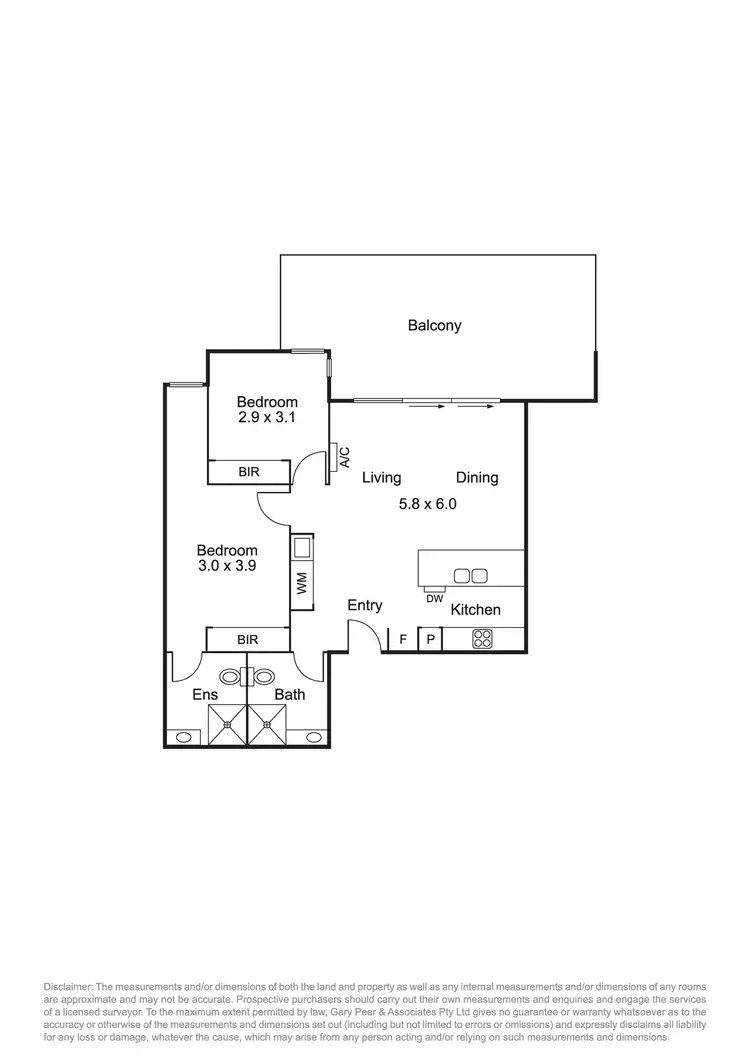 Floorplan of Homely apartment listing, 201/14-16 Elliott Avenue, Carnegie VIC 3163