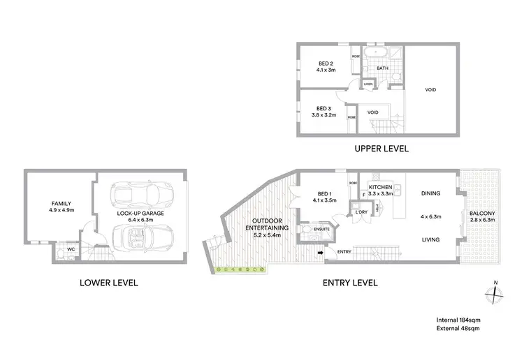 Floorplan of Homely house listing, 1/6 Ghersi Avenue, Wamberal NSW 2260