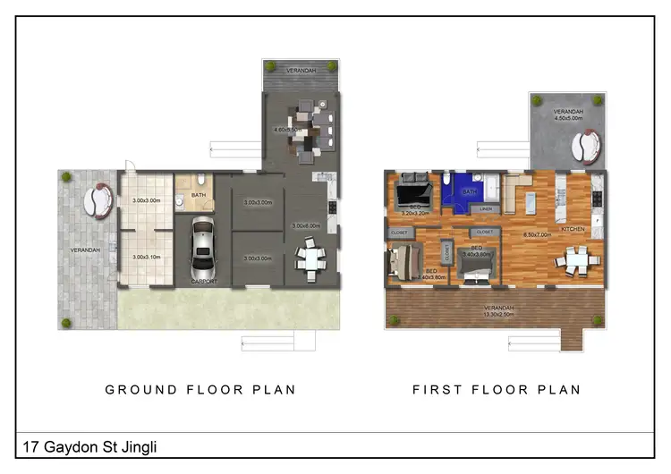 Floorplan of Homely house listing, 17 Gaden Circuit, Jingili NT 810