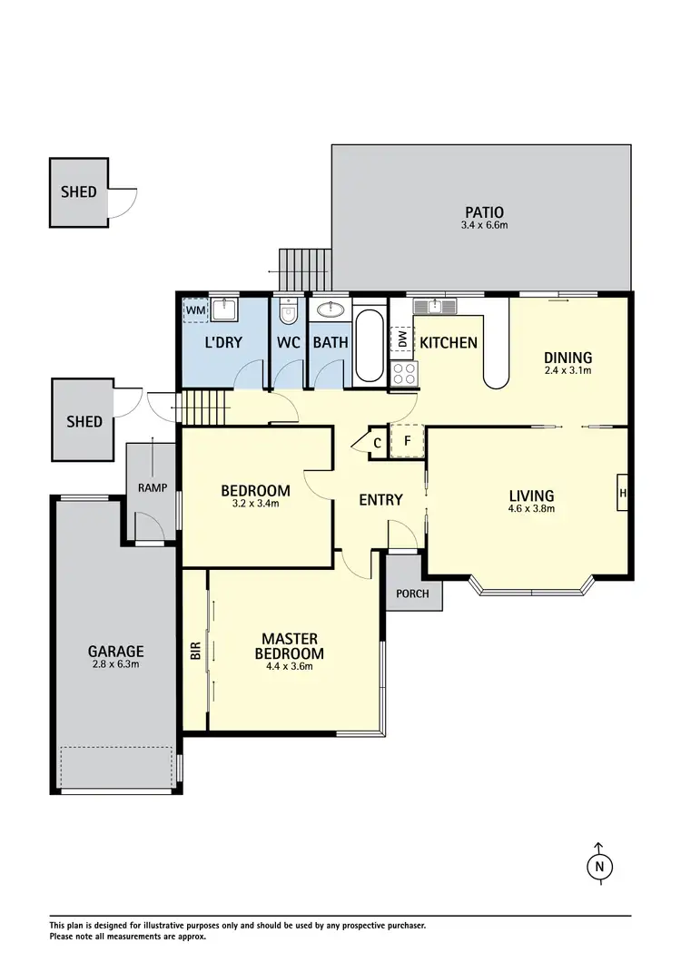 Floorplan of Homely house listing, 76 Sainsbury Avenue, Greensborough VIC 3088