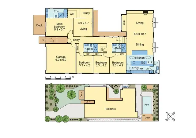 Floorplan of Homely house listing, 53 Revell Street, Blairgowrie VIC 3942