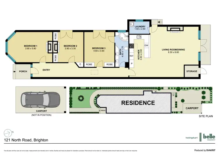 Floorplan of Homely house listing, 121 North Road, Brighton VIC 3186