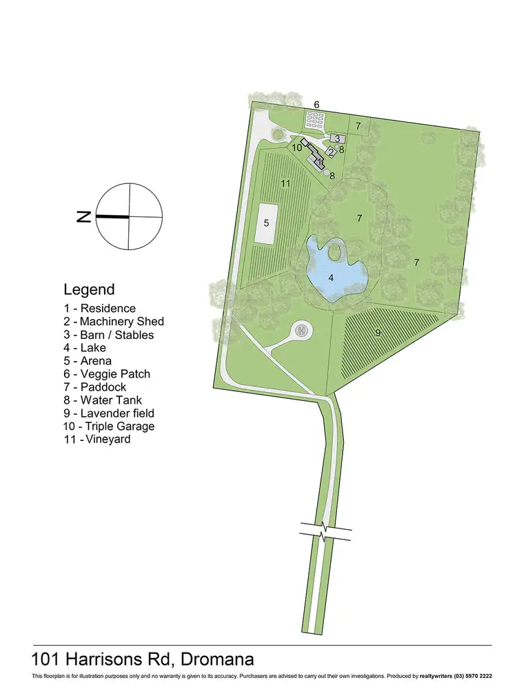 Floorplan of Homely rural property listing, 101 Harrisons Road, Dromana VIC 3936