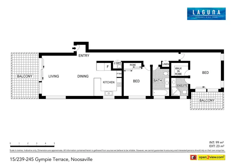 Floorplan of Homely unit listing, 15/239-245 Gympie Terrace, Noosaville QLD 4566
