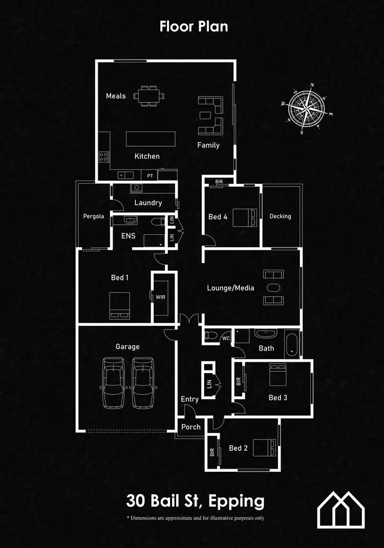 Floorplan of Homely house listing, 30 Bail Street, Epping VIC 3076