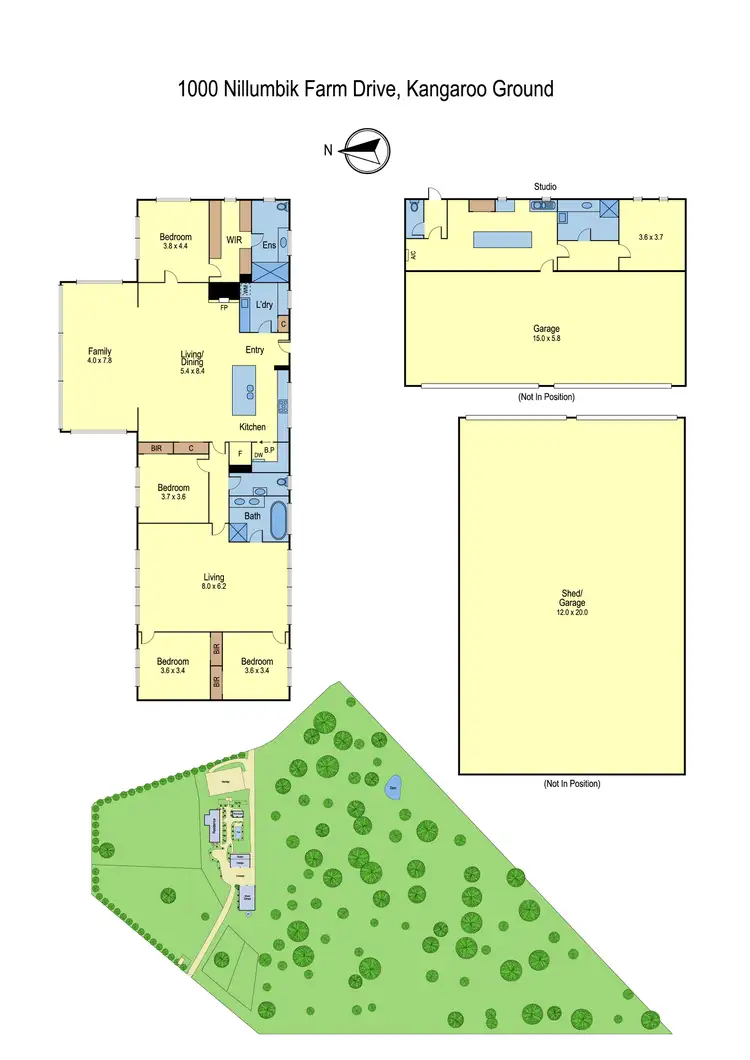 Floorplan of Homely house listing, 1000 Nillumbik Farm Drive, Kangaroo Ground VIC 3097