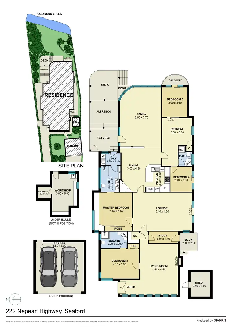 Floorplan of Homely house listing, 222 Nepean Highway, Seaford VIC 3198