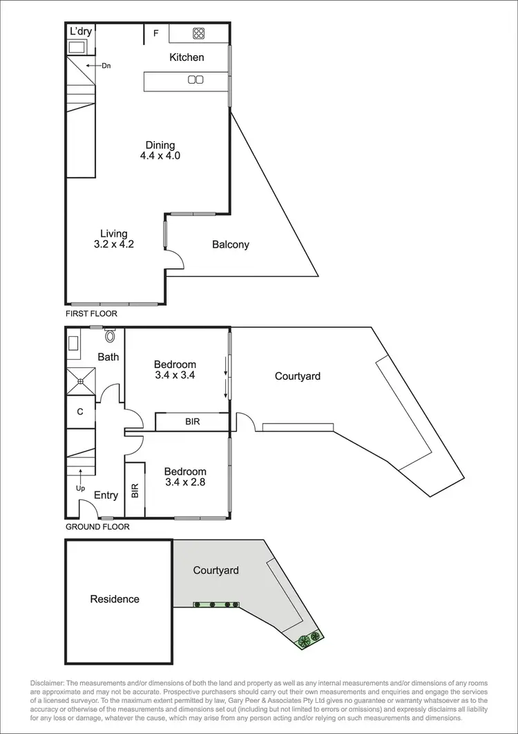 Floorplan of Homely townhouse listing, 5/2 Gibson Street, Caulfield East VIC 3145
